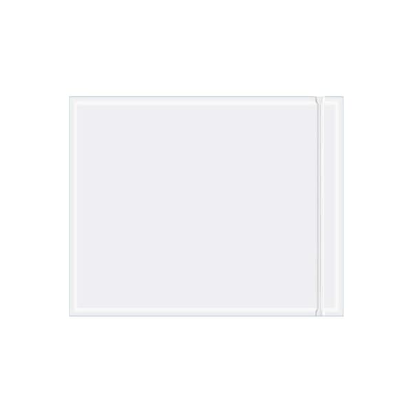 The Packaging Wholesalers Resealable Document Envelopes, 11"L x 8-1/2"W, Clear, 500/Pack ENVLNP810 - main